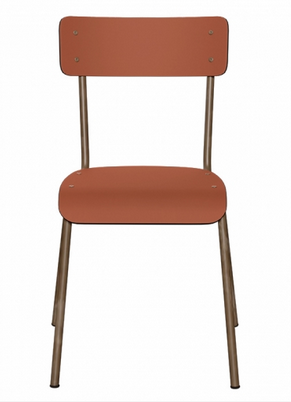Chaise Suzie Stratifi� Pieds Bruts - Les Gambettes
