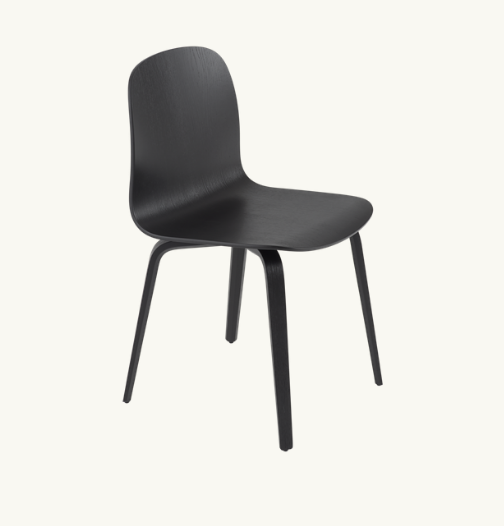 Chaise Visu pi�tement bois - Muuto