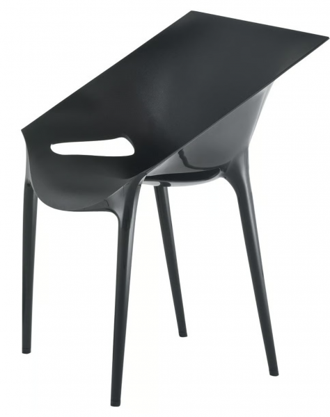 Chaises Dr Yes Noires - lot de 4 - Kartell