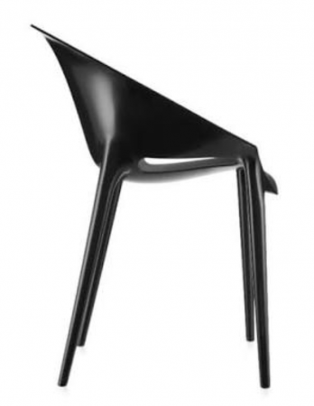 Chaises Dr Yes Noires - lot de 4 - Kartell