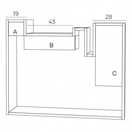 Console glycine L:110cm -  Drugeot Manufacture