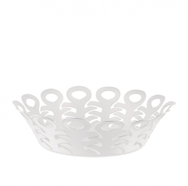 Corbeille - Vimini blanche diam.:21cm - Alessi