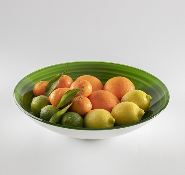 Corbeille � fruits Twist Verte - Guzzini
