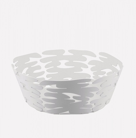 Corbeille Barket blanche Diam.: 18cm - Alessi