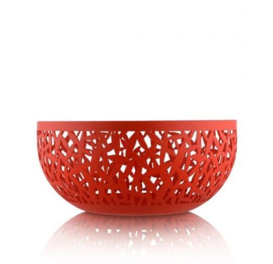 Corbeille CACTUS  rouge - ALESSI