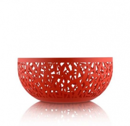 Corbeille CACTUS  rouge - ALESSI