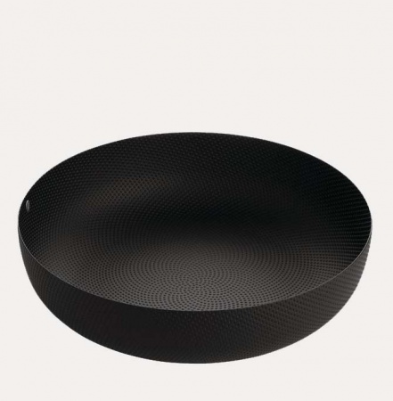 Corbeille EOT JM17/21 Jasper Morrison D:24 cm noire - Alessi