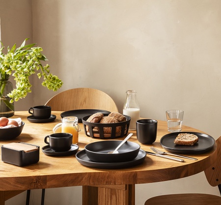 Corbeille Nordic Kitchen Noir/Chêne - Eva Solo
