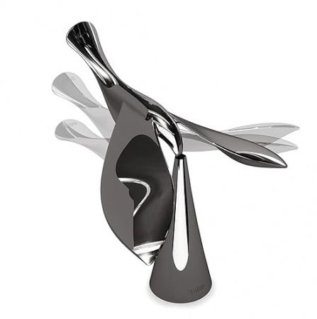 D&eacute;capsuleur Tipsy - oiseau - Titanium Umbra