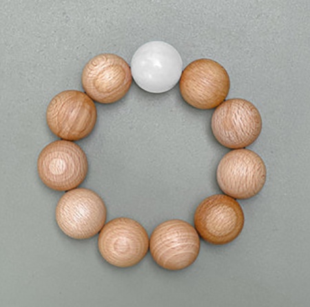 Dessous de plat Nid � en billes de H&ecirc;tre massif � Reine M&egrave;re