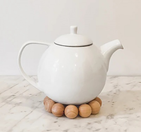 Dessous de plat Nid � en billes de H&ecirc;tre massif � Reine M&egrave;re