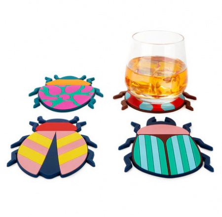 Dessous de verre set de 4 - The Beetles - Balvi