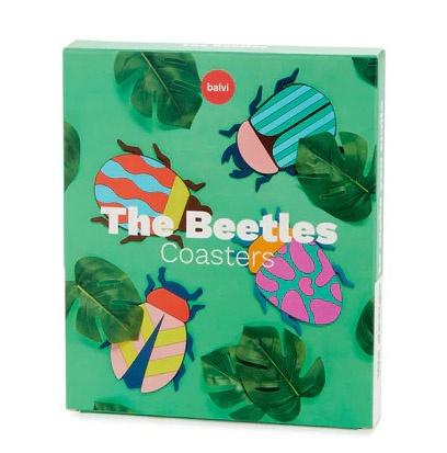 Dessous de verre set de 4 - The Beetles - Balvi