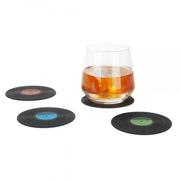 Dessous de verre Vinyle set de 4 - The Coaster - Balvi