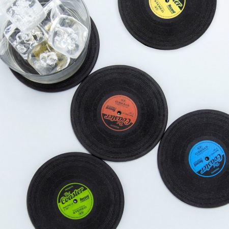 Dessous de verre Vinyle set de 4 - The Coaster - Balvi