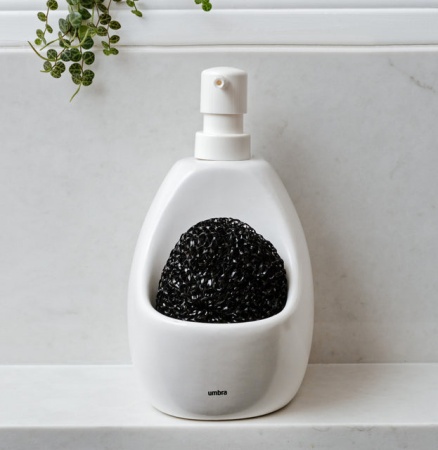 Distributeur de savon avec éponge - Joey noir - Umbra