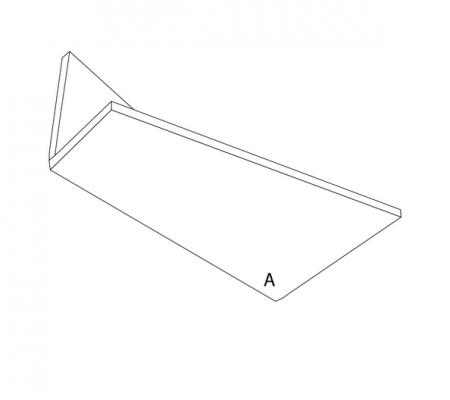 Etagère pliages L100 cm