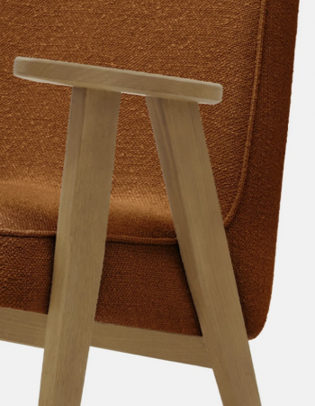 Fauteuil 366 en tissu Boucle Sierra