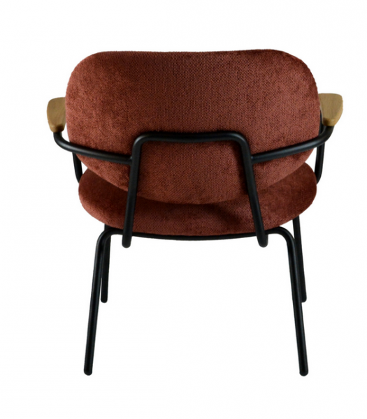 Fauteuil Clam accoudoir bois - R�sistub