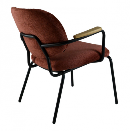 Fauteuil Clam accoudoir bois - Résistub