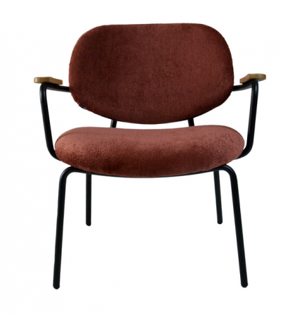 Fauteuil Clam accoudoir bois - Résistub