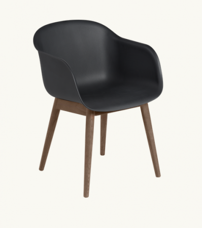 Fauteuil Fiber 4 pieds bois Muuto