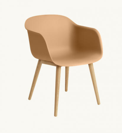 Fauteuil Fiber 4 pieds bois Muuto