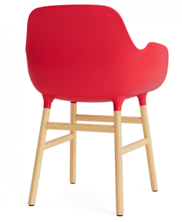 Fauteuil Form pieds chêne