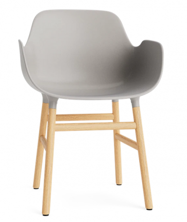 Fauteuil Form pieds chêne