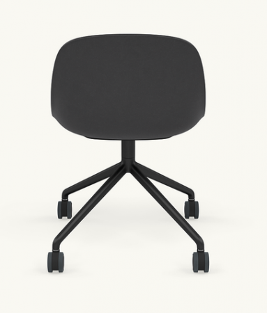 Fiber Side Chair Base pivotante / Roulette - Muuto 