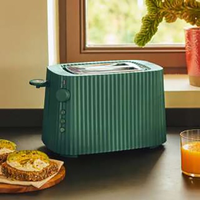 Grille pain - Toaster - Pliss� vert - Alessi
