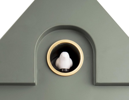 Horloge Coucou vert Olive pendule - Karlsson