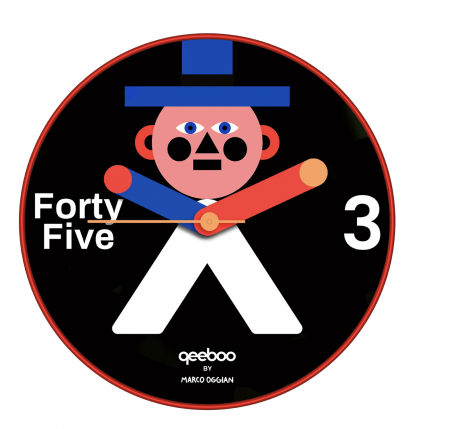 Horloge Mr.Wally  - Qeeboo 
