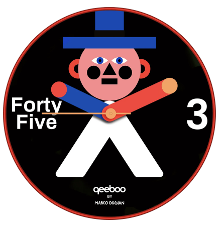 Horloge Mr.Wally  - Qeeboo 