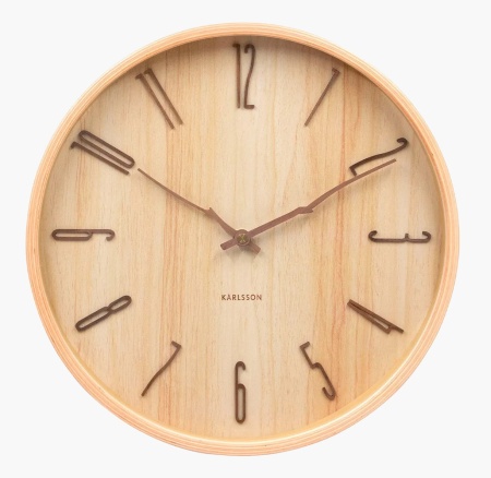Horloge murale Rama -Diam.30cm Blanche - Karlsson