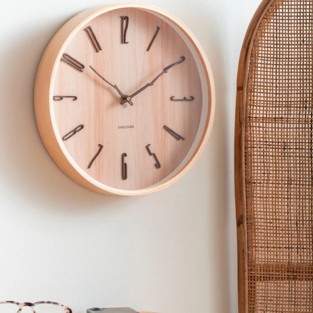 Horloge murale Rama -Diam.30cm Blanche - Karlsson