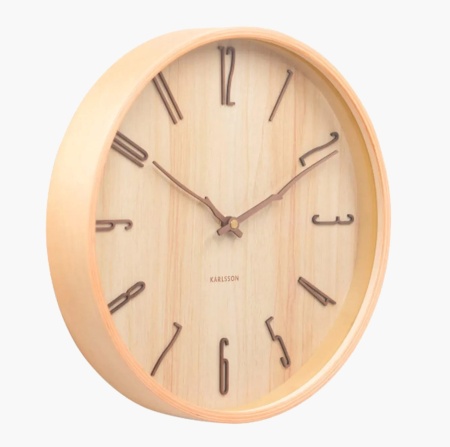 Horloge murale Rama -Diam.30cm Blanche - Karlsson