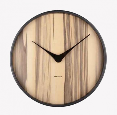 Horloge Wood Melange - lbois clair- Karlsson