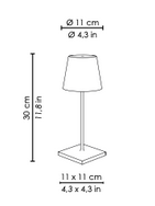  Lampe / baladeuse POLDINA MINI - Zafferano - H=30