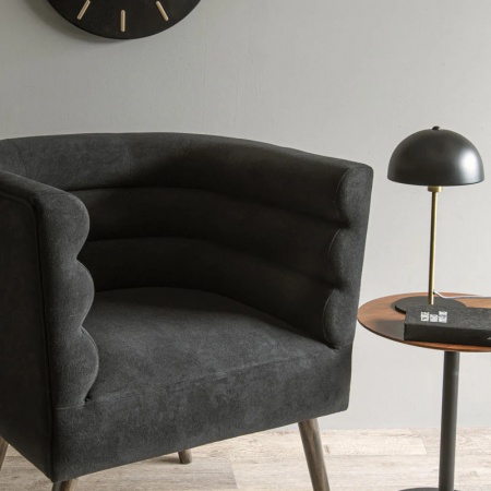 Lampe &agrave; poser - Bonnet - noire - Present Time