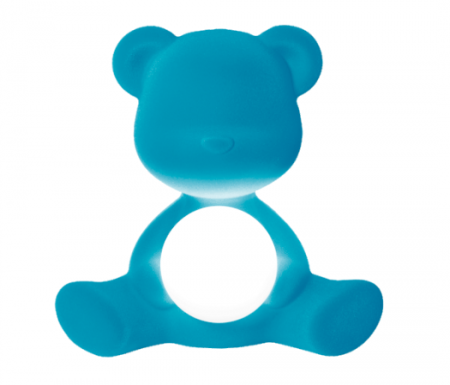 Lampe à poser Teddy girl rechargeable velvet - Qeeboo