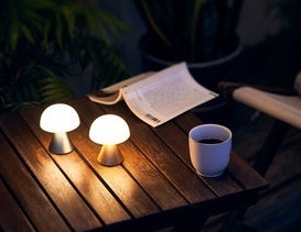 Lampe LED - MINA L - Aluminium - Lexon