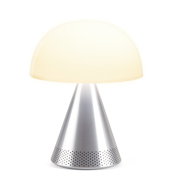 Lampe LED - MINA L Audio - Aluminium - Lexon