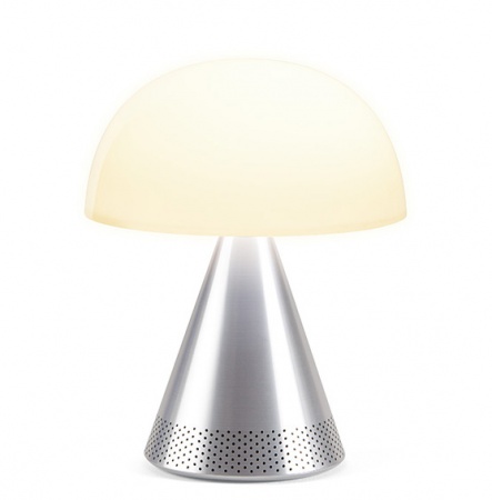 Lampe LED - MINA L Audio - Aluminium - Lexon