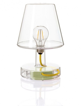 Lampe Transloetje - transparent fil jaune- baladeuse - Fatboy