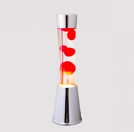 Lava lampe silver rouge - Fisura