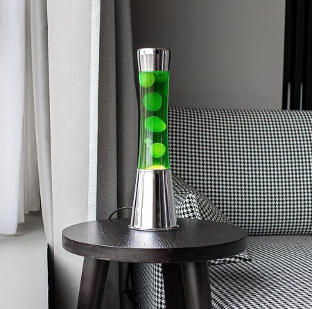 Lava lampe silver Verte - Fisura