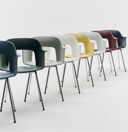 Layout armchair 211 -pieds m&eacute;tal noir - Hay