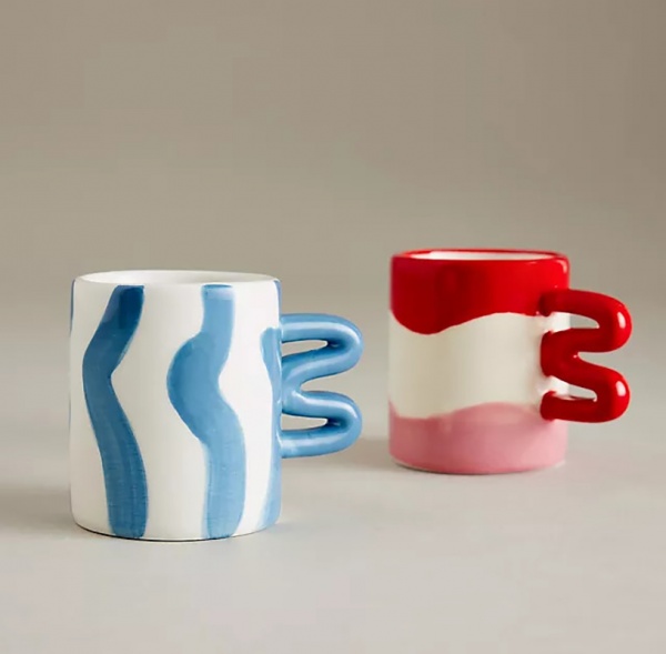 Lot de 2 tasses � caf� espresso Aurora - Que Rico