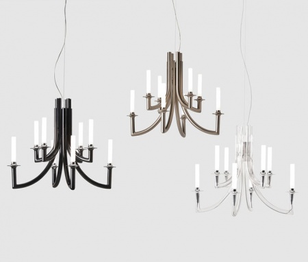 Lustre suspension Khan transparent - Kartell